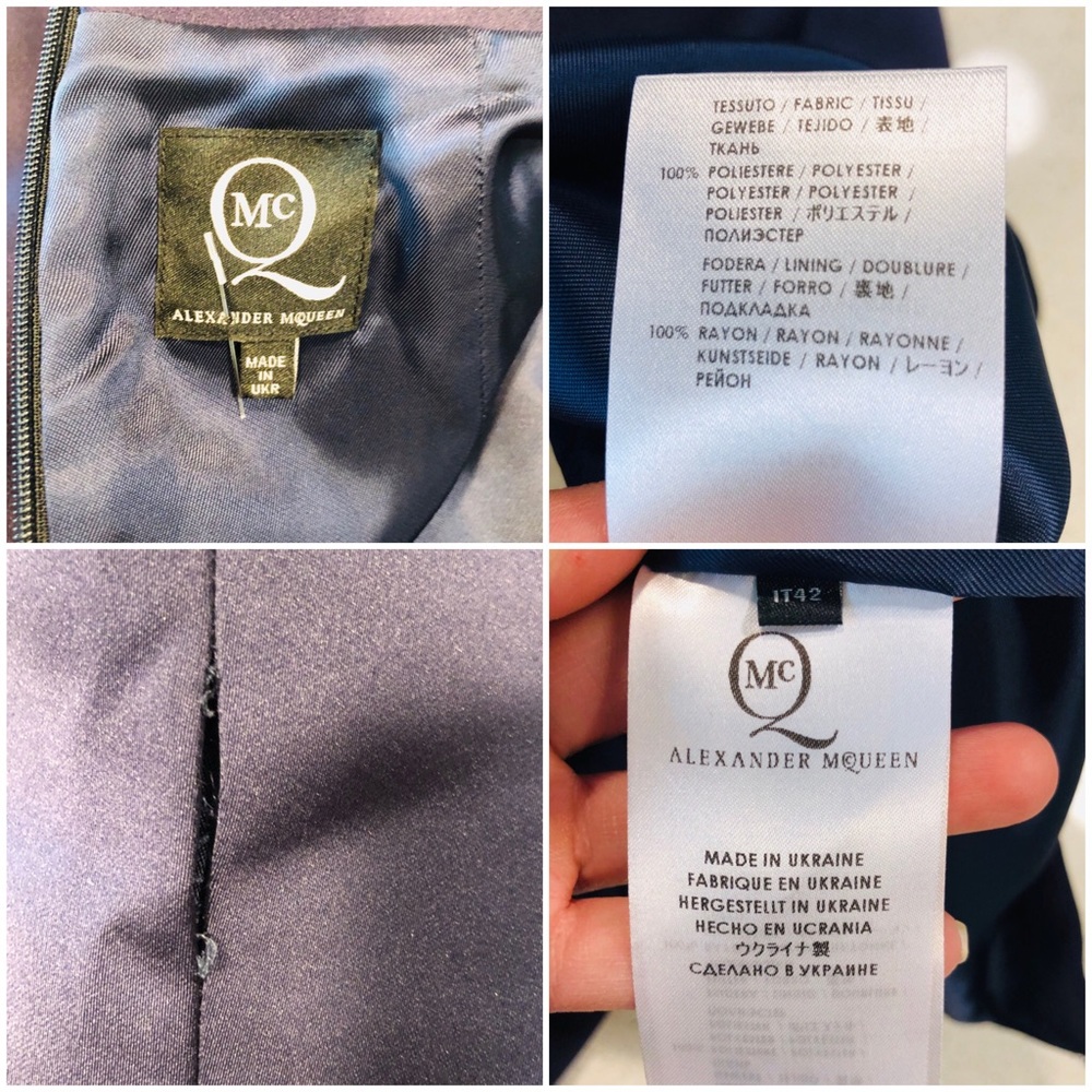MCQ Periwinkle Blue Flounce Mini Skirt 42 US 4 6 - Picture 9 of 9